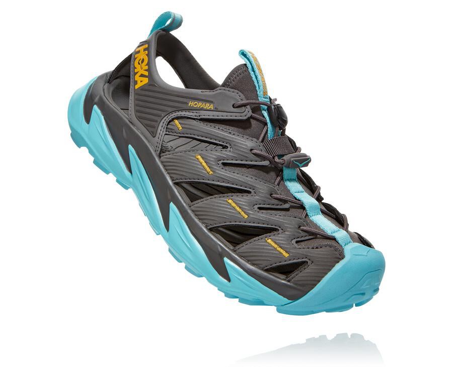 Hoka One One Sandale Damske Tmavo Siva - Hopara - 20854-VNTR